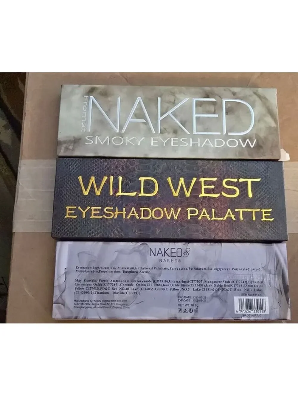 3 NAKED Smoky Eyeshadow Palettes in Browns, Mauves and the Wild West Edition